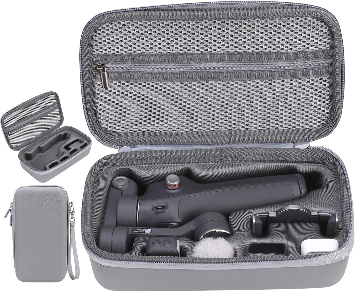 Compact Travel Case for DJI Osmo Mobile 7/7P Smartphone Gimbal Stabilizer Accessories, Waterproof Storage Hand Bag Organizer Box for OM 7 Pro, Portable & Durable