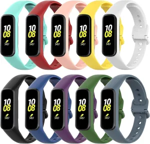 Compatible for Samsung Galaxy Fit E SM-R375, Silicone Replacement Wristband Strap Fitness Sport Band for Samsung Galaxy Fit E SM-R375