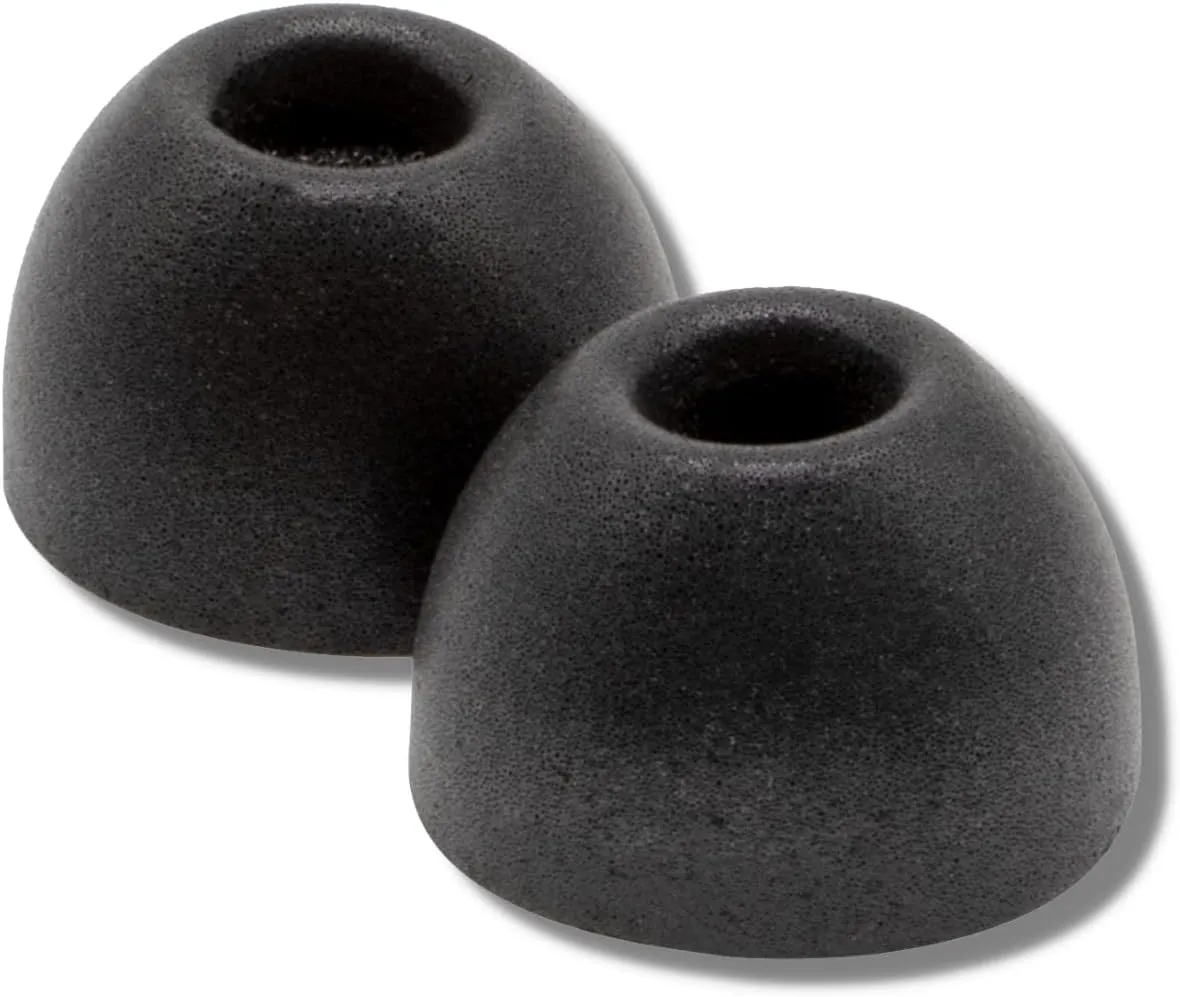 Comply TW-170-A | Memory Foam Replacement Earbud Tips for Bowers & Wilkins, Jabra, SteelSeries, TOZO, Soundcore | Ultimate Comfort, Secure Fit, Superior Noise Isolation | Black (S/M/L) (3 Pairs)