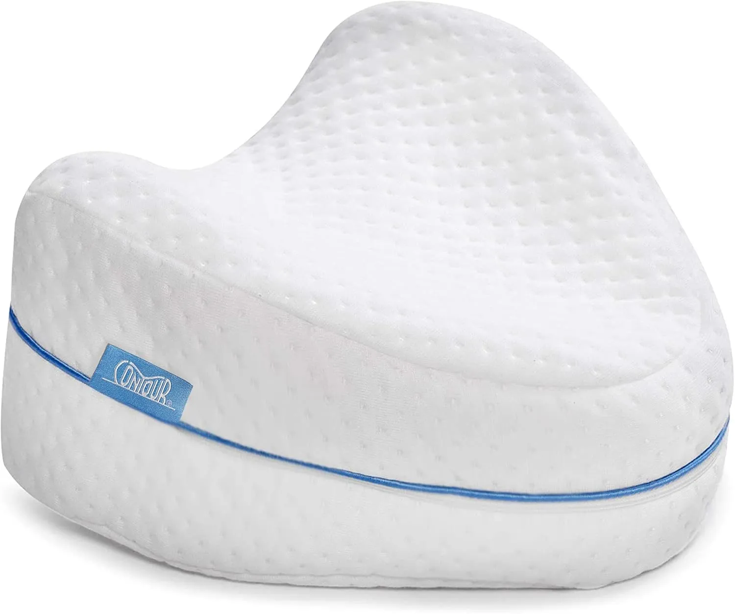 Contour Legacy Leg & Knee Foam Support Pillow for Side Sleepers Soothing Relief for Back, HIPS, Knees, Joints, Nerves & Muscles