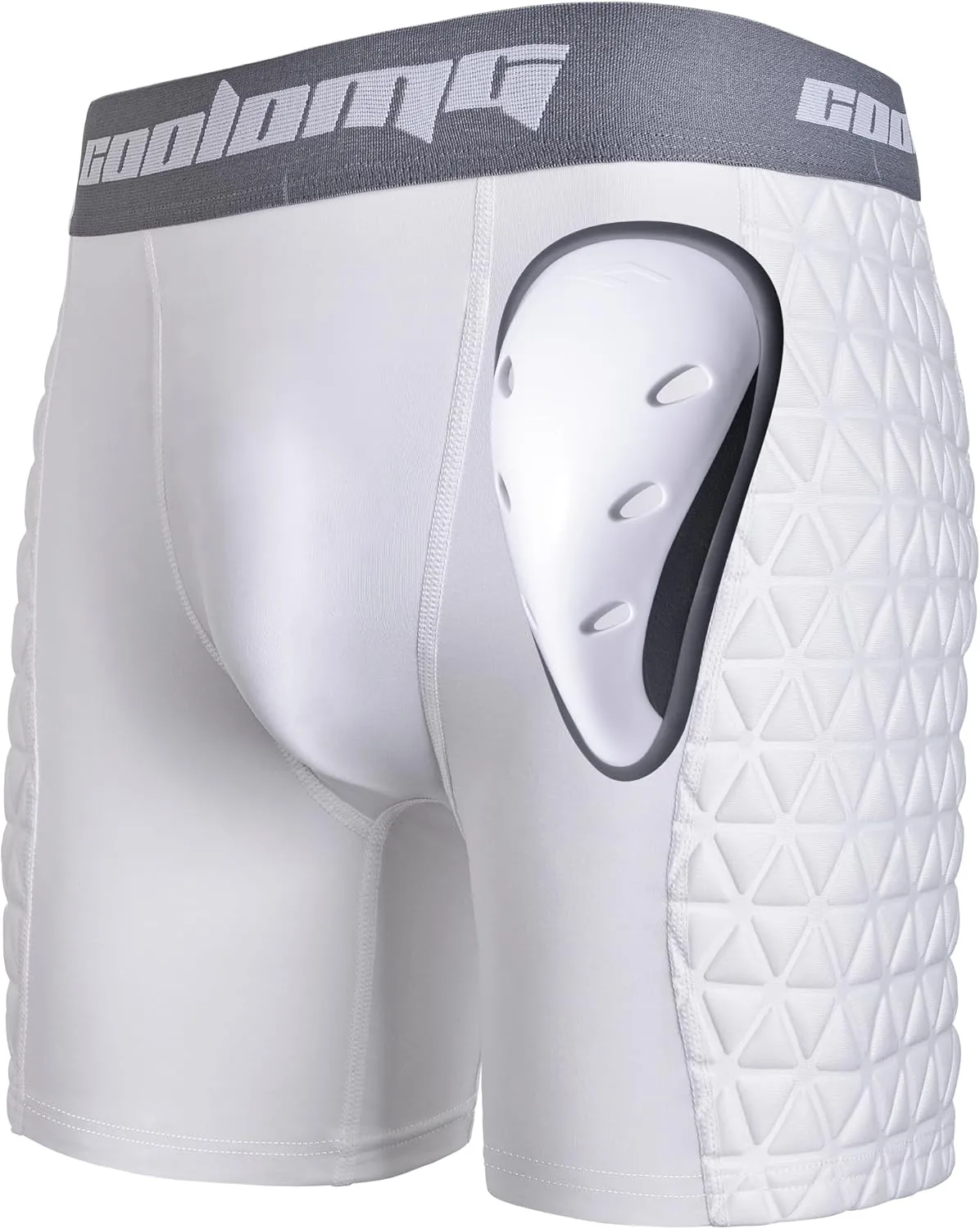 COOLOMG Mens Baseball Sliding Shorts with Athletic Cup Padded Slider Short for Baseball Softball Football Lacrosse Field Hockey