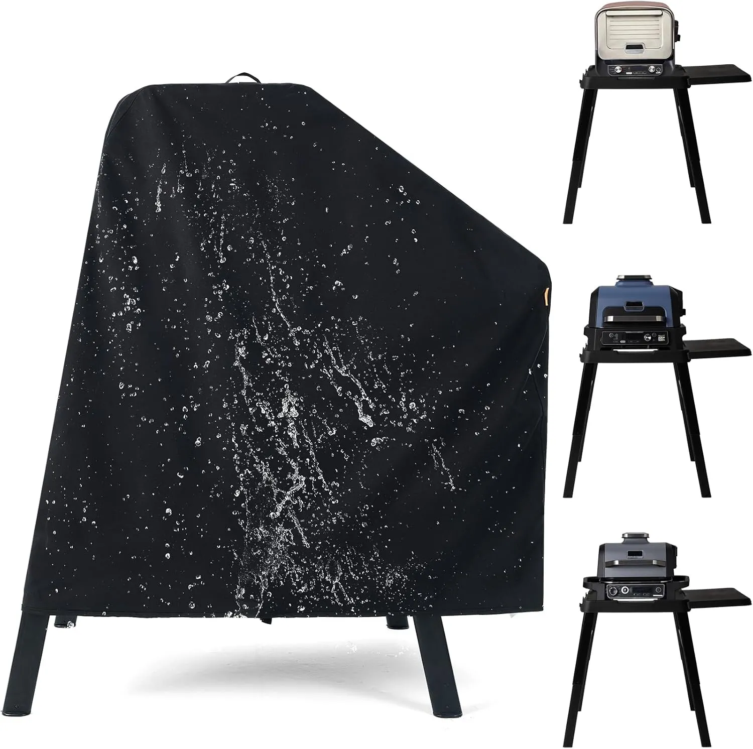 Cover for Ninja XSKUNSTAND Outdoor Stand with One Side Table, Outdoor Grill Accessories for Ninja Woodfire Grill OG700/800/900 and Pizza Oven OO100 Series, Waterproof and Windproof (Cover Only)