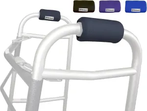 Crutcheze Walker Padded Hand Grip Covers Premium USA Designed Moisture Wicking, Comfort, Fashion, Washable - Standard Walker Handle Cushion - Mobility Aid Accessories