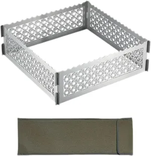 Cube Fire Pit Shield Outdoor Stoves Windscreen Camping Grill Wind Guard for Traveling