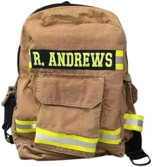Custom Name Firefighter Equipment Duffel Bag, Personalized Firefighter Gear Bag with Shoulder Straps Waterproof Large Gear Storage Bag Firefighter Fire Safety Bags Firefighter Gift (Style4)