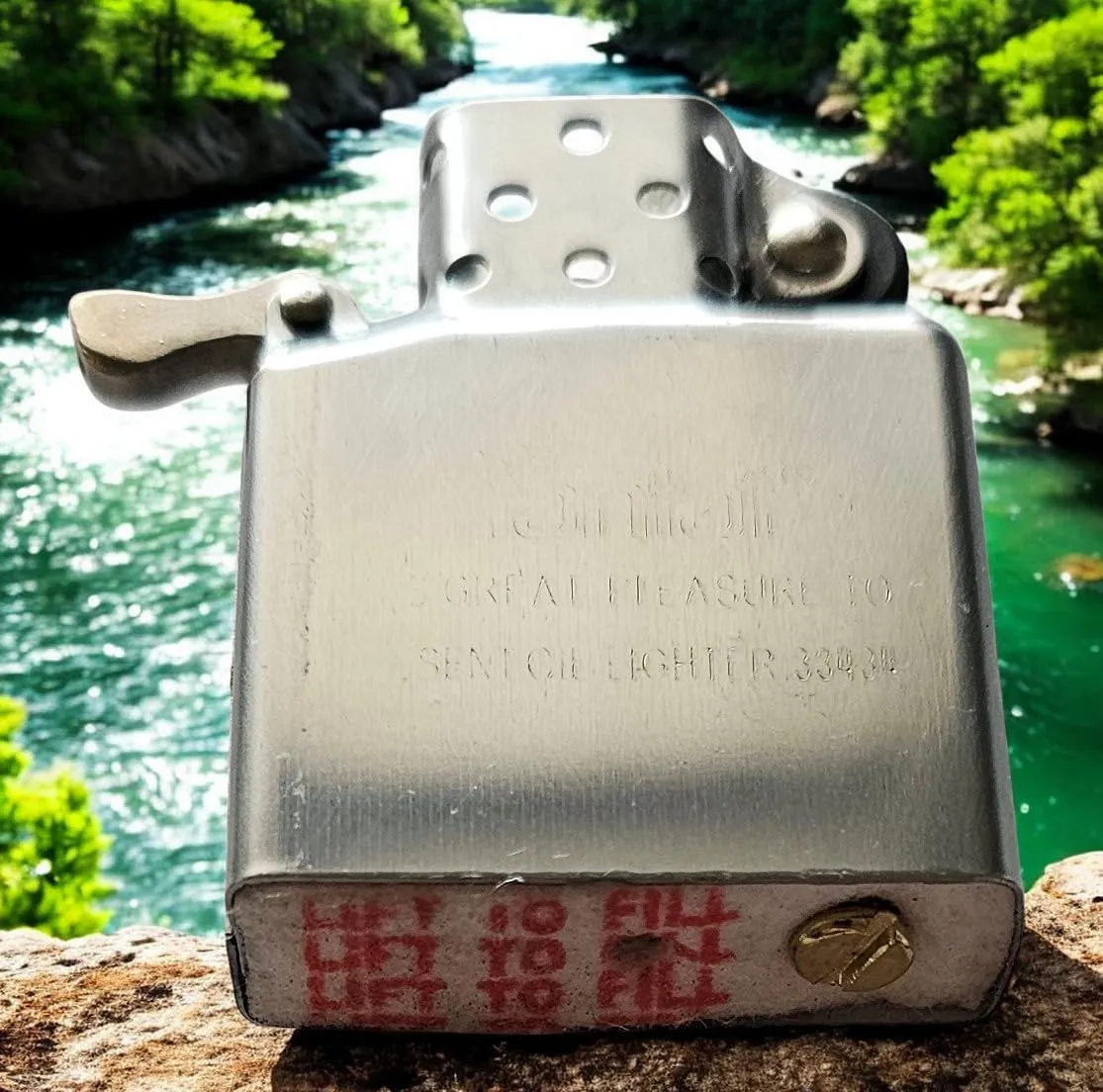 Custom Personalize This Windproof Lighter with Your Image or Logo. Customized lighters Make Great Unique Personalized Gifts for a Man or Woman. Works with Zippo Lighter Fluid. (White)