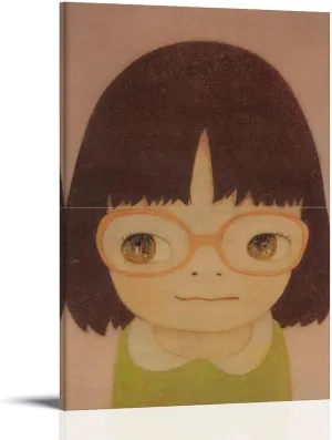Cute Cartoon Girl Art Poster By Artist Yoshitomo Nara Painting(38) Wall Art Deco Posters Canvas Printing For Room Aesthetic Decoration Painting Posters Canvas Poster Room Aesthetic Decorative Wall Ar