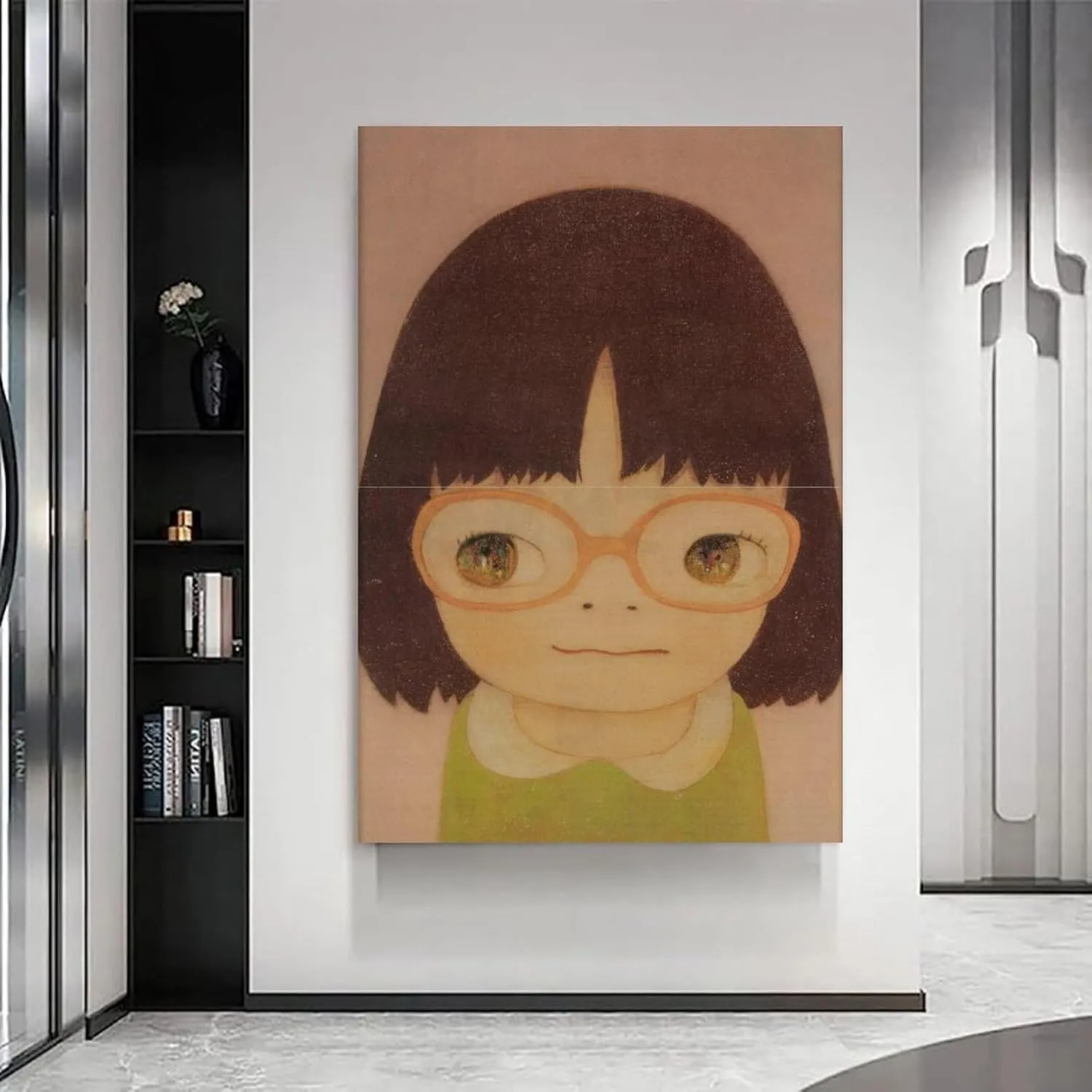Cute Cartoon Girl Art Poster By Artist Yoshitomo Nara Painting(38) Wall Art Deco Posters Canvas Printing For Room Aesthetic Decoration Painting Posters Canvas Poster Room Aesthetic Decorative Wall Ar