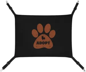 Cute Pets Paw Cat Dog Adopt Red Hanging Cat Bed Soft Breathable Pet Hammock for Cage Pet Sleeper for Kitten Ferret Puppy Rabbit