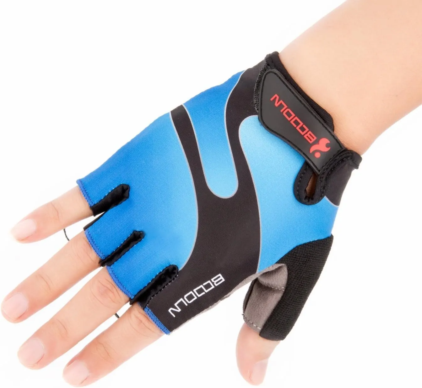 Cycling Gloves with Shock-absorbing Foam Pad Breathable Half Finger Bicycle Riding Gloves Bike Gloves B-001
