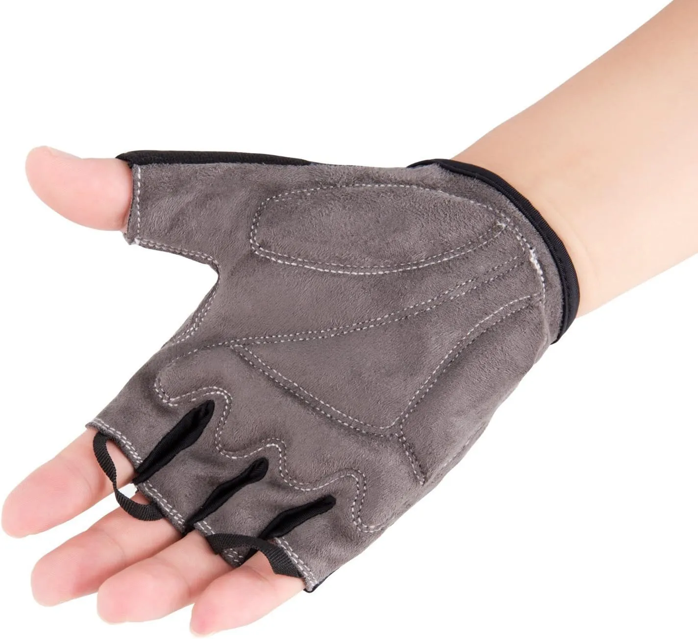 Cycling Gloves with Shock-absorbing Foam Pad Breathable Half Finger Bicycle Riding Gloves Bike Gloves B-001