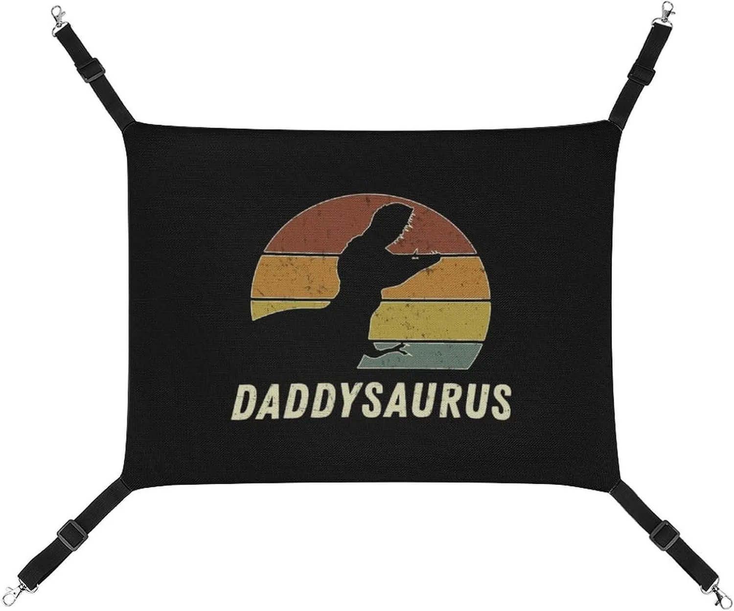 Daddysaurus Daddy Dinosaur Hanging Cat Bed Soft Breathable Pet Hammock for Cage Pet Sleeper for Kitten Ferret Puppy Rabbit
