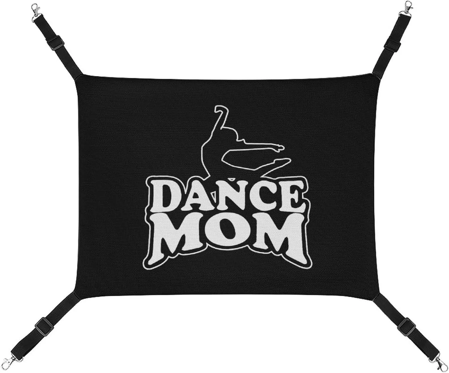 Dance Mom Cat Hanging Hammock Soft Breathable Pet Cage Dog Hammock with Adjustable Straps and Metal Hooks