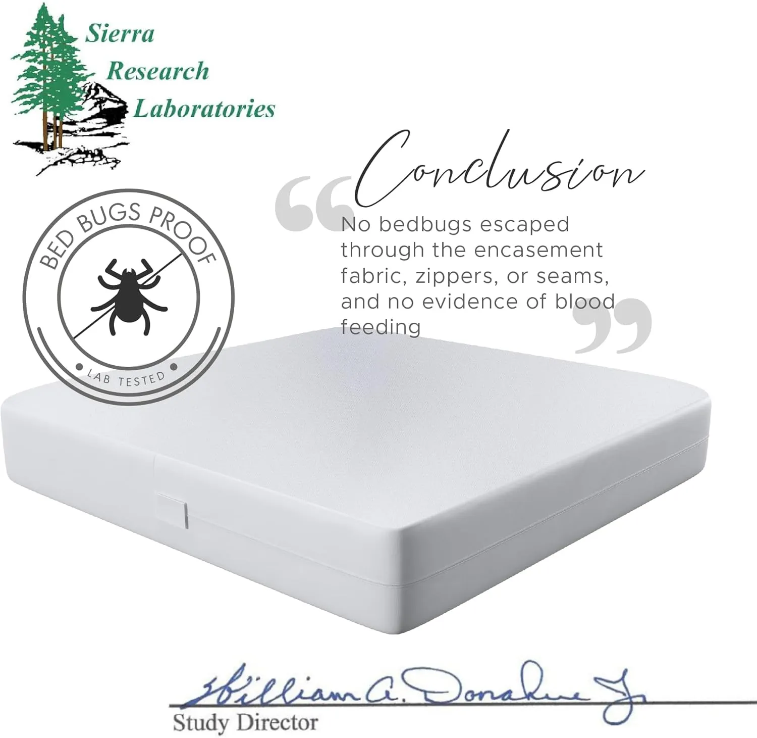 Degree of Comfort Box Spring Encasement King Size – Bed Bug Proof Zippered Dust Mite Waterproof Hypoallergenic Six-Sided Cover, 8-11” Depth