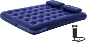 DIMAR GARDEN Full Size Camping Air Mattress Inflatable Bed with Pillow,Include Hand Pump