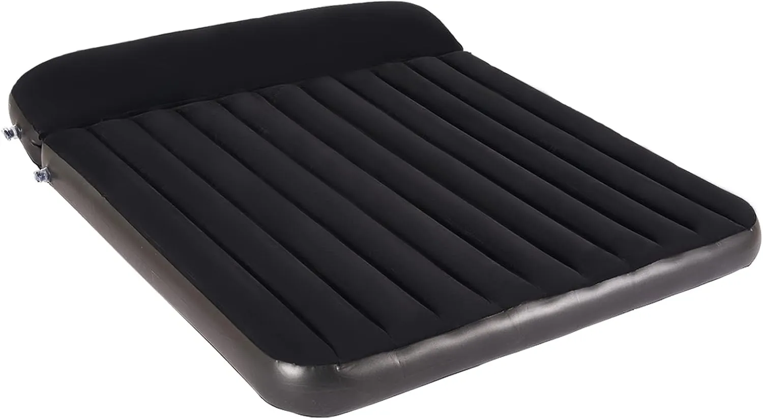 DIMAR GARDEN King Size Camping Air Mattress Inflatable Bed Blow Up Mattresses with Pillow,Black