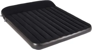 DIMAR GARDEN King Size Camping Air Mattress Inflatable Bed Blow Up Mattresses with Pillow,Black