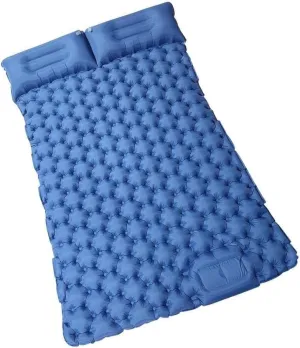 Double Self Inflating Camping Mat Portable Foldable Inflatable Mattress(C)
