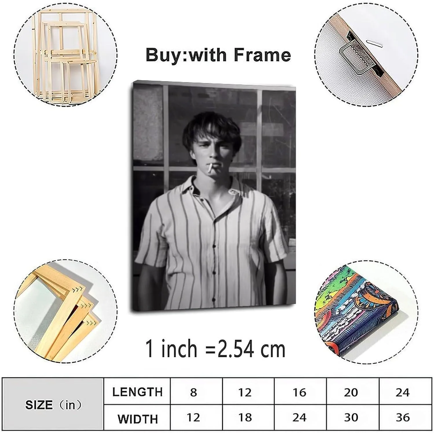 Drew Starkey Actor Poster 1 Canvas Painting Wall Art Poster for Bedroom Living Room Decor 16x24inch(40x60cm) Frame-style