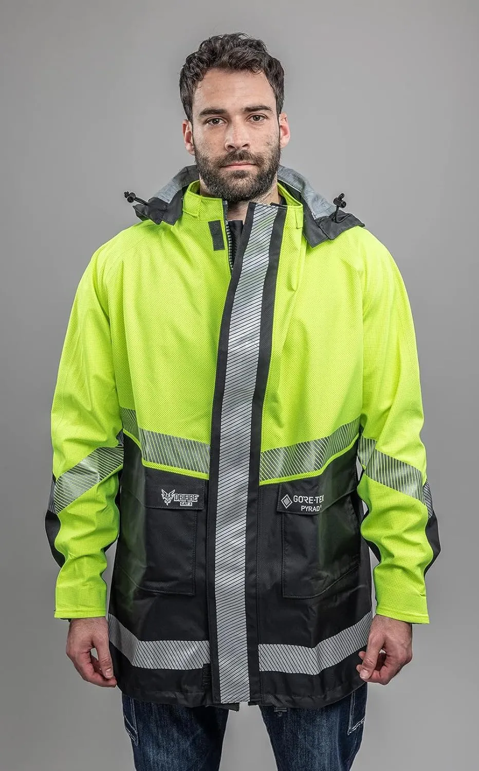 DRIFIRE Hydrolite 2.0 FR Gore Rain Jacket, Cat 3, Weatherproof Flame Resistant