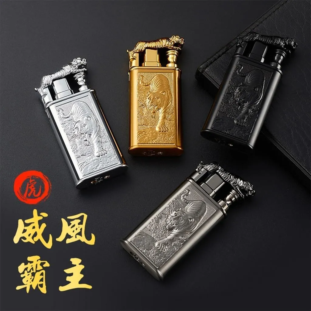 Dual Mode Torch Lighter - Switchable Jet/Soft Flame with Vortex Windproof Technology, Refillable Butane Gas System in Ergonomic Design, Premium EDC Fire Starter for Cigar Sessions(#3)