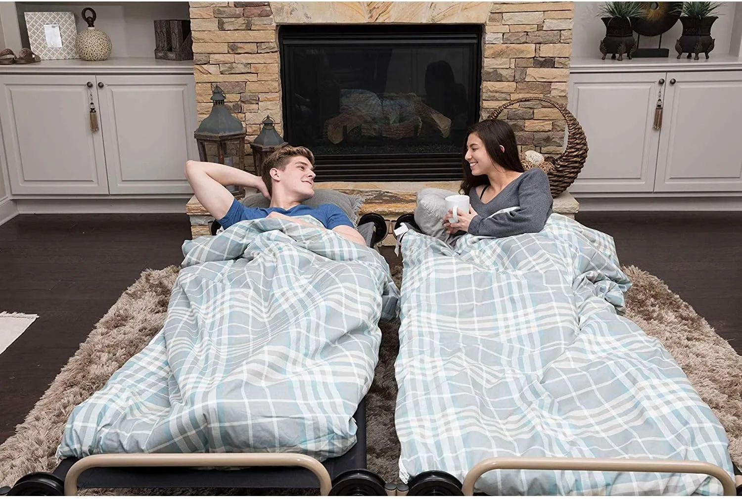 Duvalay Luxury Memory Foam Sleeping Pad & Duvet by Disc-O-Bed