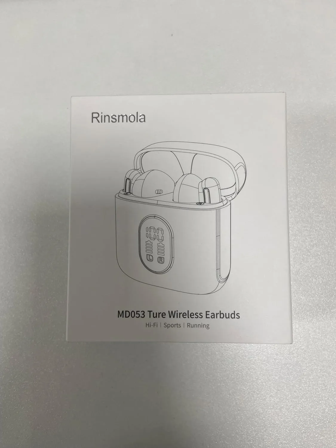 Earbuds Wireless Bluetooth Earbuds Hi-Fi Stereo, 2024 Ear Buds with 4 ENC Mics, 3g Mini Bluetooth Headphones in Ear, 30H USB-C LED Charging Case, IP7 Waterproof Wireless Earphones for Android iOS