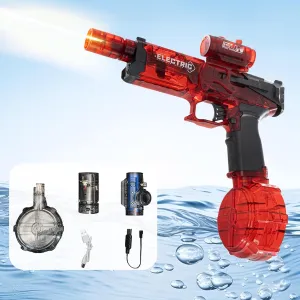 Electric Water Gun for Adults and Kids, Most Powerful Automatic Water Squirt Gun, 28-32 FT Long Range High Capacity Strongest Water Blaster,Outdoor Swimming Pool Gift Toy