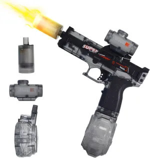 Electric Water Gun for Kids Ages 8-12-Automatic Water Gun with Automatic High Power, Long Range 28-32 FT,Beach Toys for Summer Outdoor Fun, Black