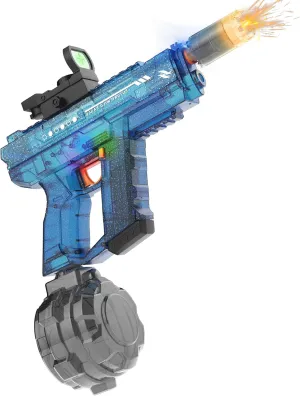 Electric Water Guns for Adults & Kids,Realistic Automatic Water Gun with 26-32 FT Long Range,800ml Large Water Tank,Splash-Resistant Design,Summer Outdoor Pool Beach Toy for Backyard Games(Blue)
