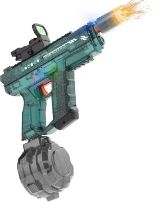 Electric Water Guns for Adults & Kids,Realistic Automatic Water Gun with 26-32 FT Long Range,800ml Large Water Tank,Splash-Resistant Design,Summer Outdoor Pool Beach Toy for Backyard Games(Dark Green)