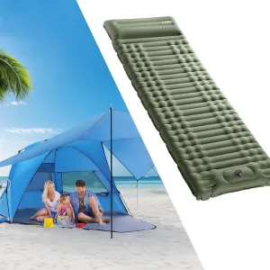 Elegear Self Inflating Sleeping Pad for Camping   Beach Tent with 360° Removable Canopy