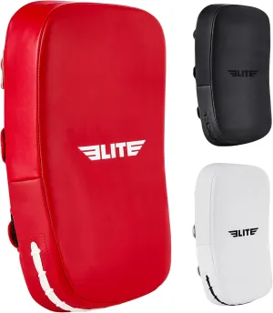 Elite Sports Muay Thai Kickboxing Curved Training Pad for Kickboxing,MMA,Taekwondo,Karate. Ideal for Punches,Knees, and Kicks in Martial Arts Training (ONE PAD ONLY)
