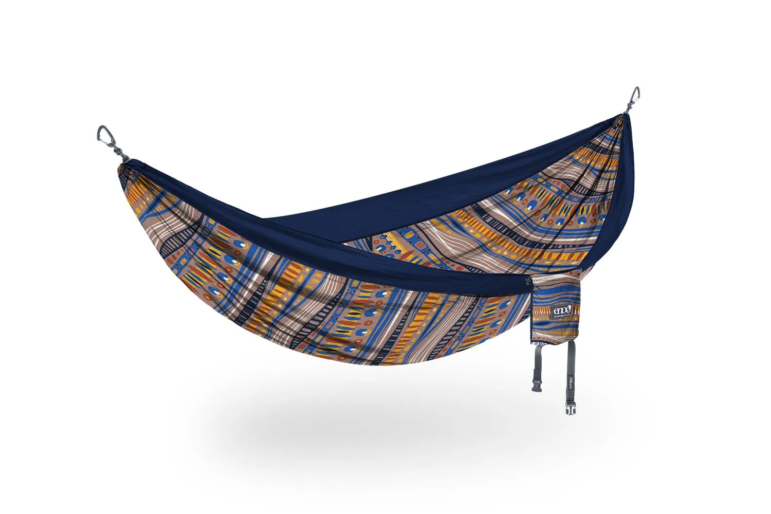 ENO-DNP-310 DoubleNest Hammock Print - Tundra | Navy