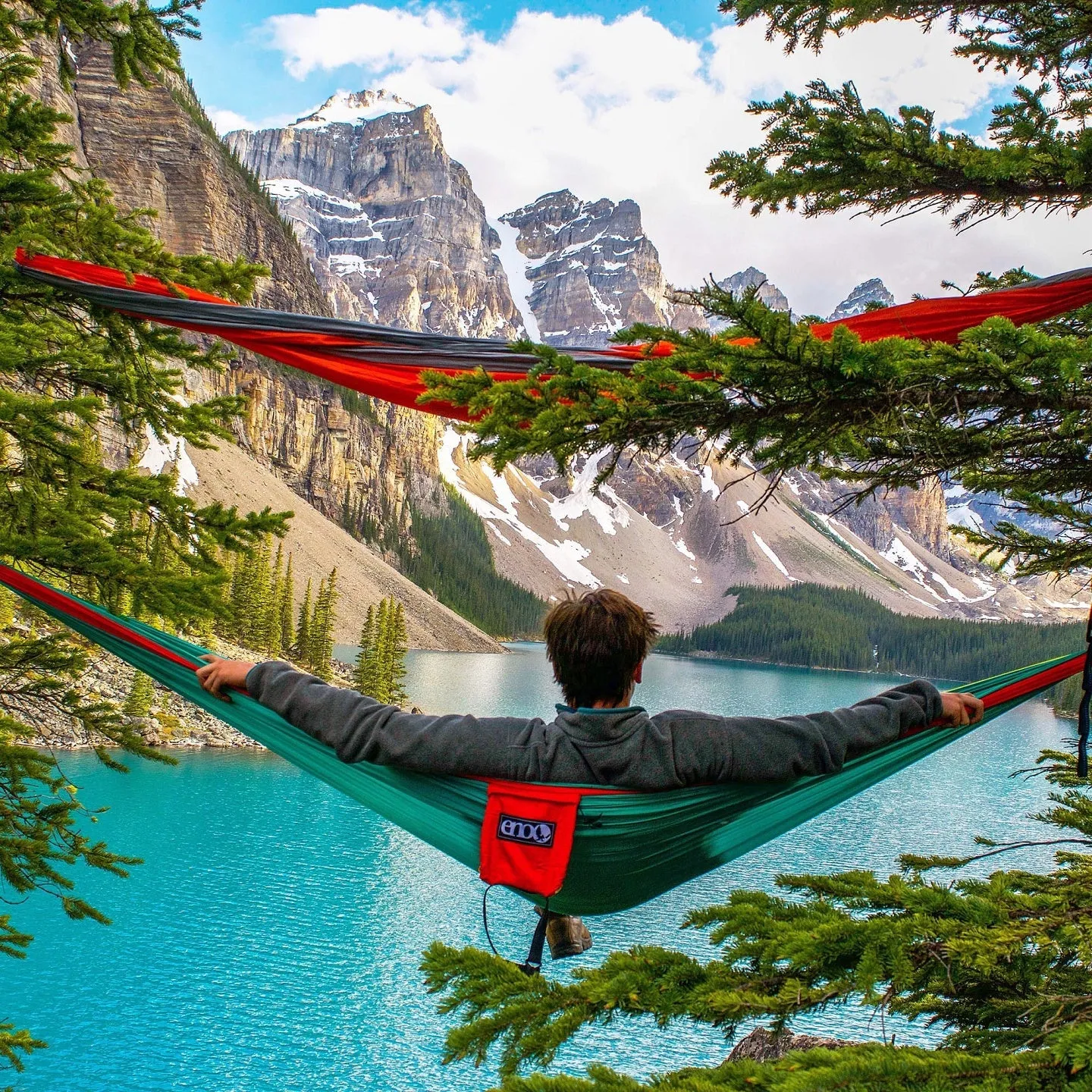 Eno DoubleNest Hammock & Atlas Strap Bundle