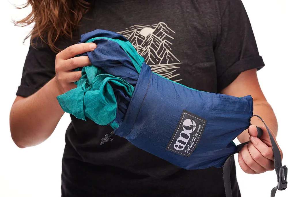 Eno DoubleNest Print Hammock - Retro/Emerald