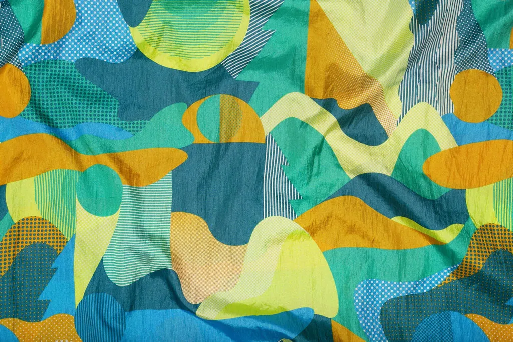 Eno DoubleNest Print Hammock - Retro/Emerald