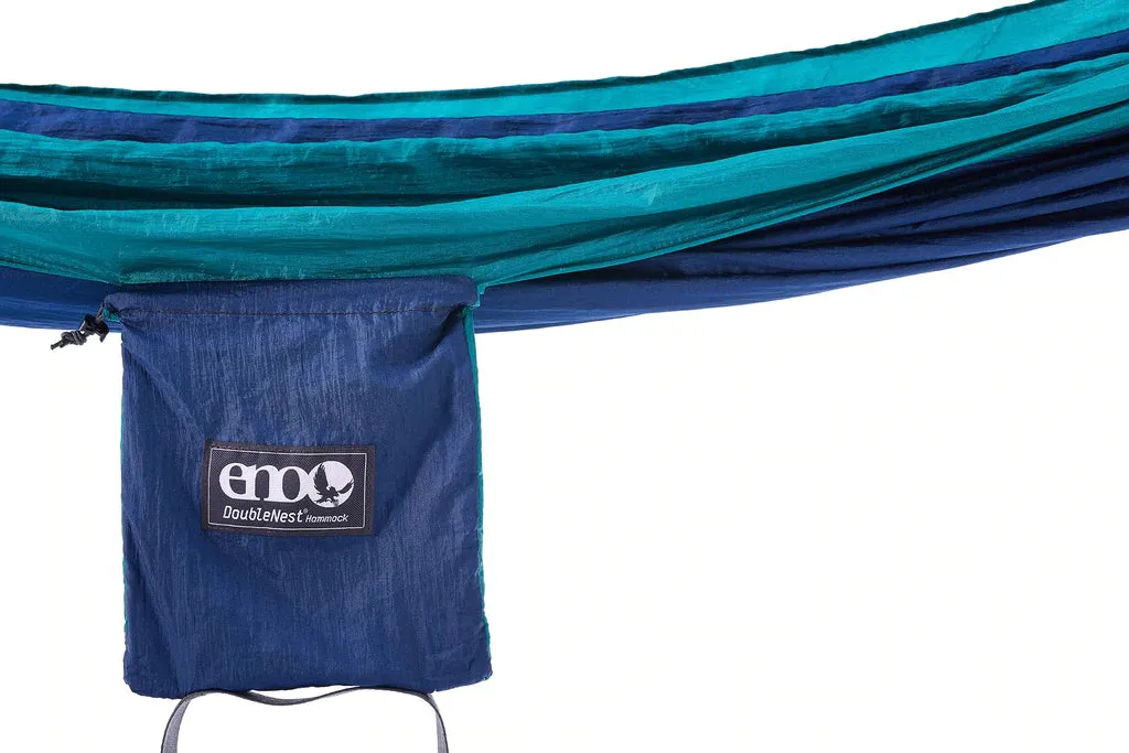 Eno DoubleNest Print Hammock - Retro/Emerald