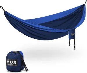 ENO SingleNest Hammock - Lightweight, 1 Person Portable Hammock - for Camping, Hiking, Backpacking, Travel, a Festival, or The Beach - Navy/Royal