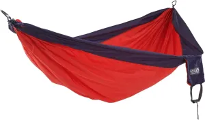 ENO SingleNest Hammock - Lightweight, 1 Person Portable Hammock - for Camping, Hiking, Backpacking, Travel, a Festival, or The Beach - Red/Navy