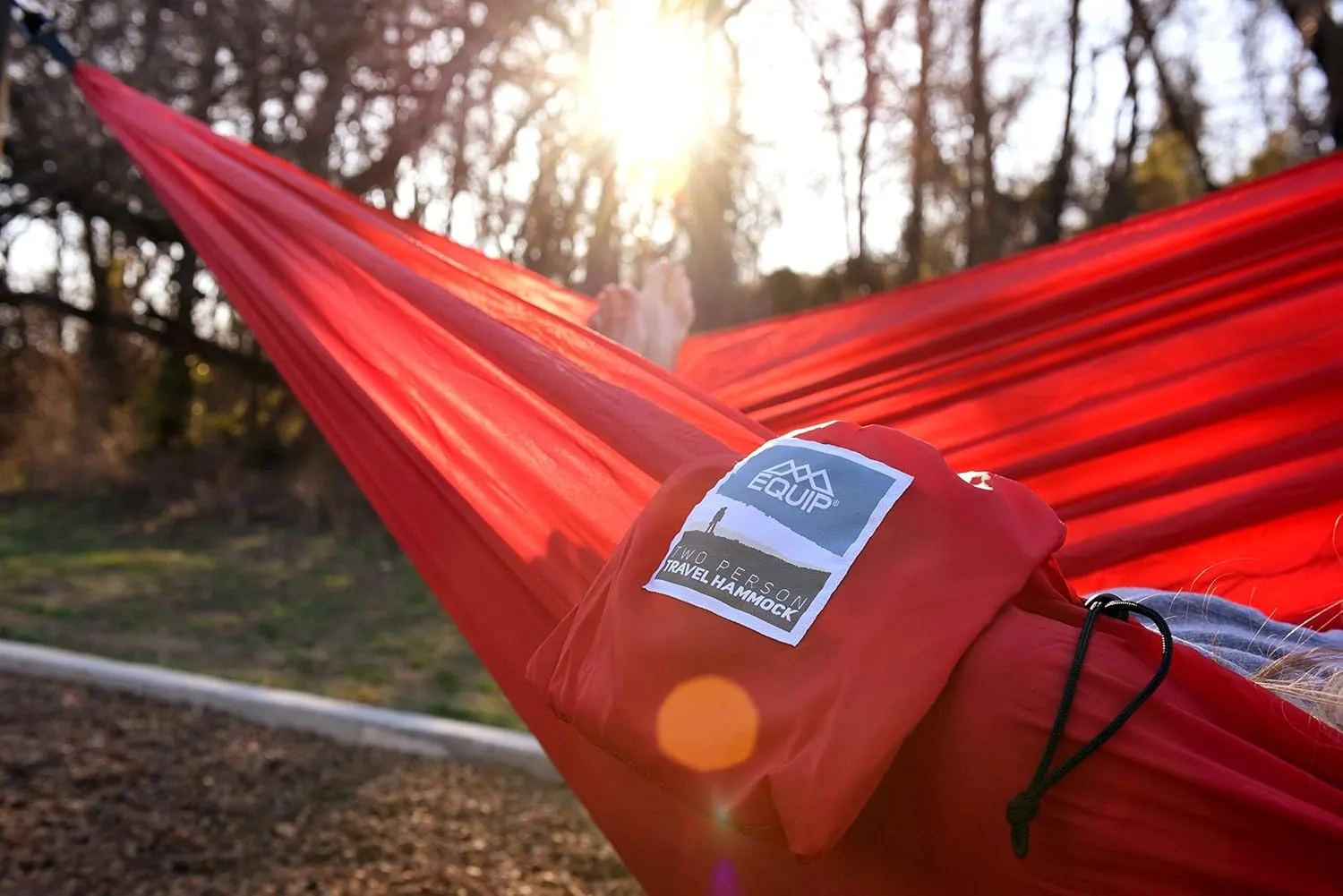 Equip Lightweight Hammock Perfect Backpacking & Camping Hammock, Supports Up to 500lbs & Patterns
