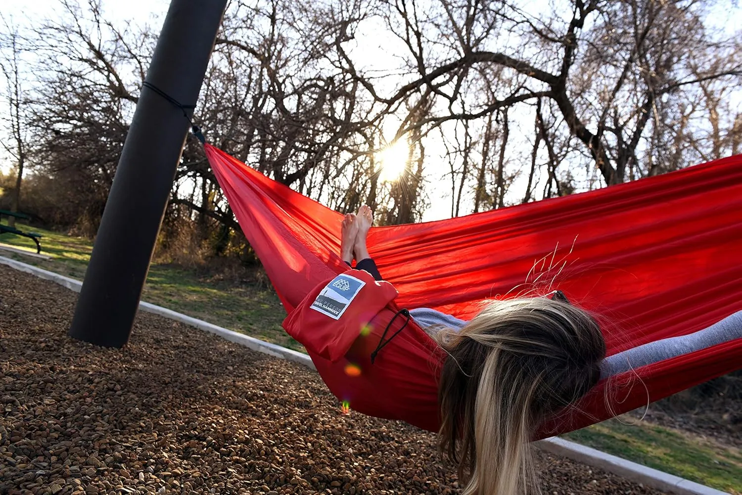 Equip Lightweight Hammock Perfect Backpacking & Camping Hammock, Supports Up to 500lbs & Patterns