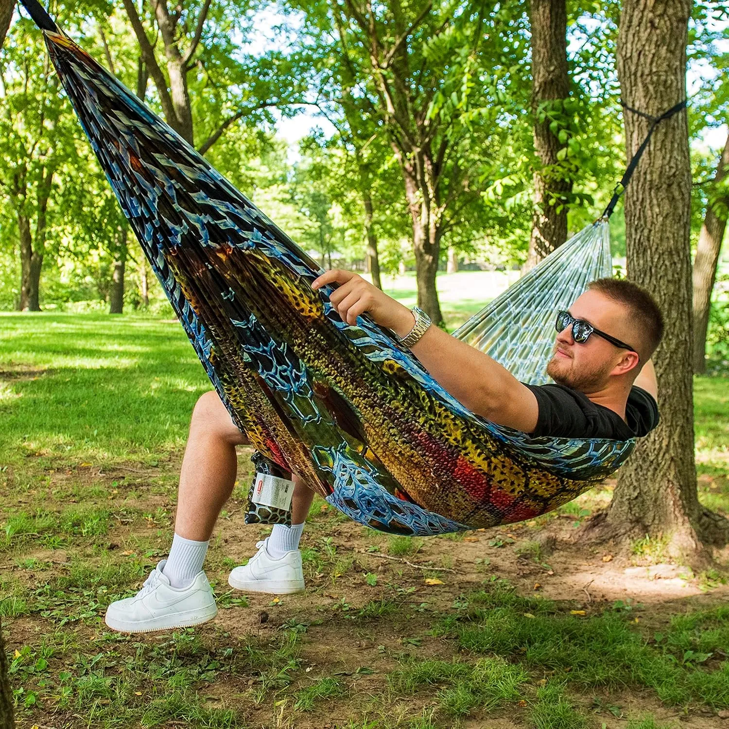 Equip Lightweight Hammock Perfect Backpacking & Camping Hammock, Supports Up to 500lbs & Patterns