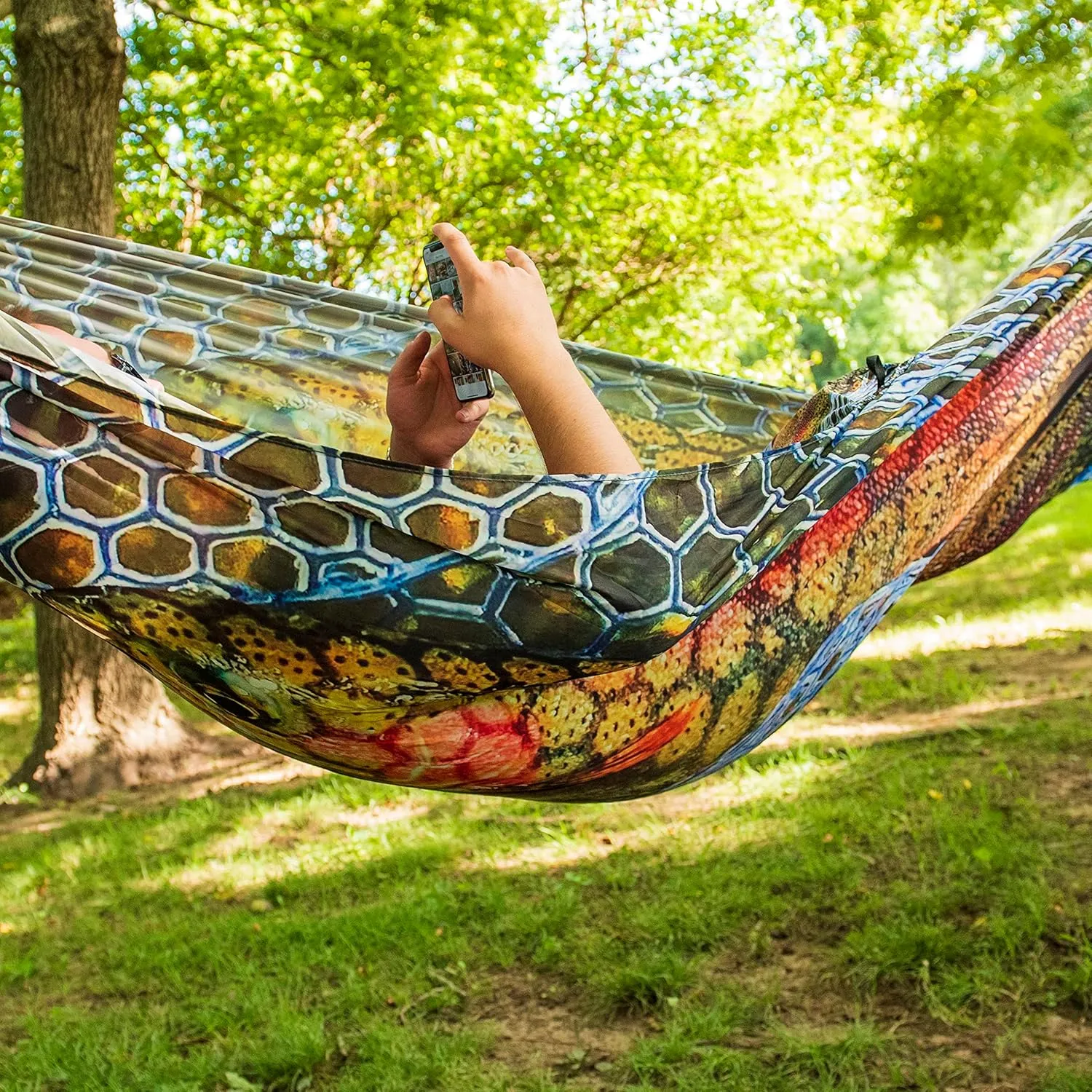 Equip Lightweight Hammock Perfect Backpacking & Camping Hammock, Supports Up to 500lbs & Patterns