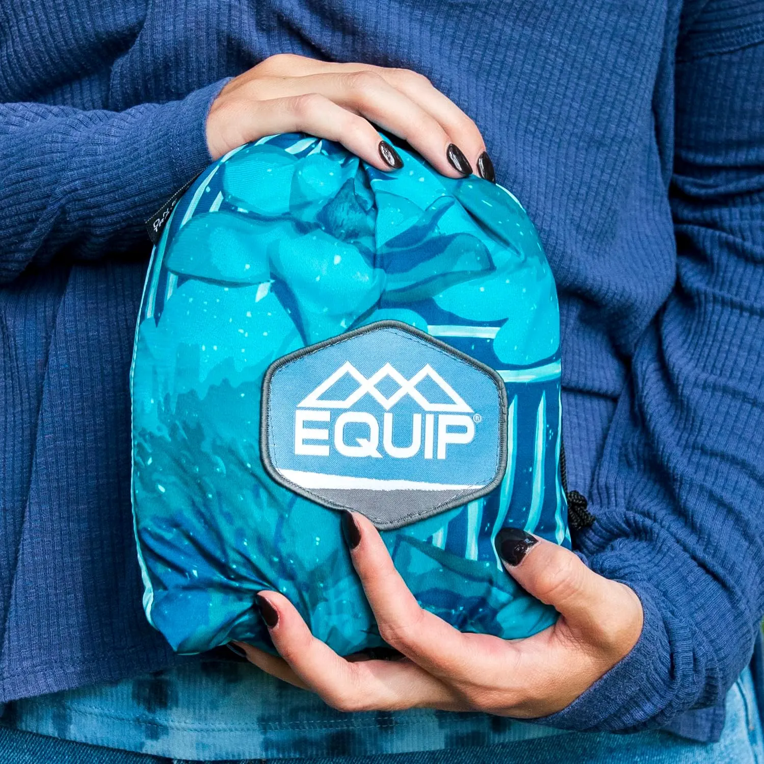 Equip Lightweight Hammock Perfect Backpacking & Camping Hammock, Supports Up to 500lbs & Patterns