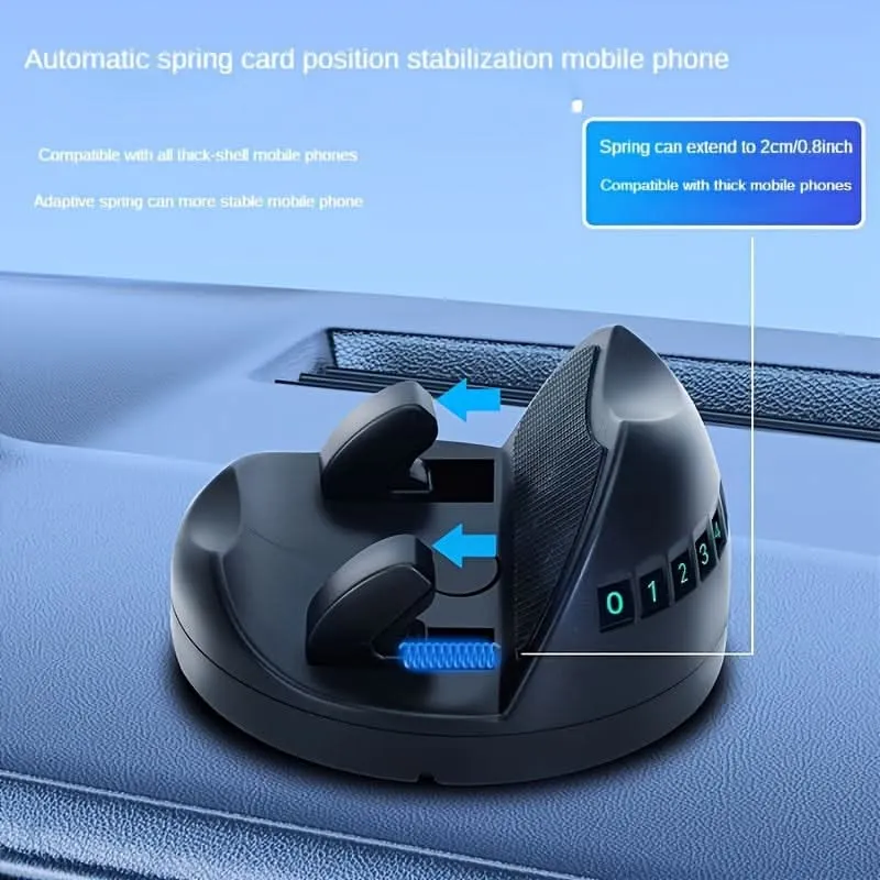 Ergonomic ABS Car Phone Mount-360° Rotatable Dashboard Holder