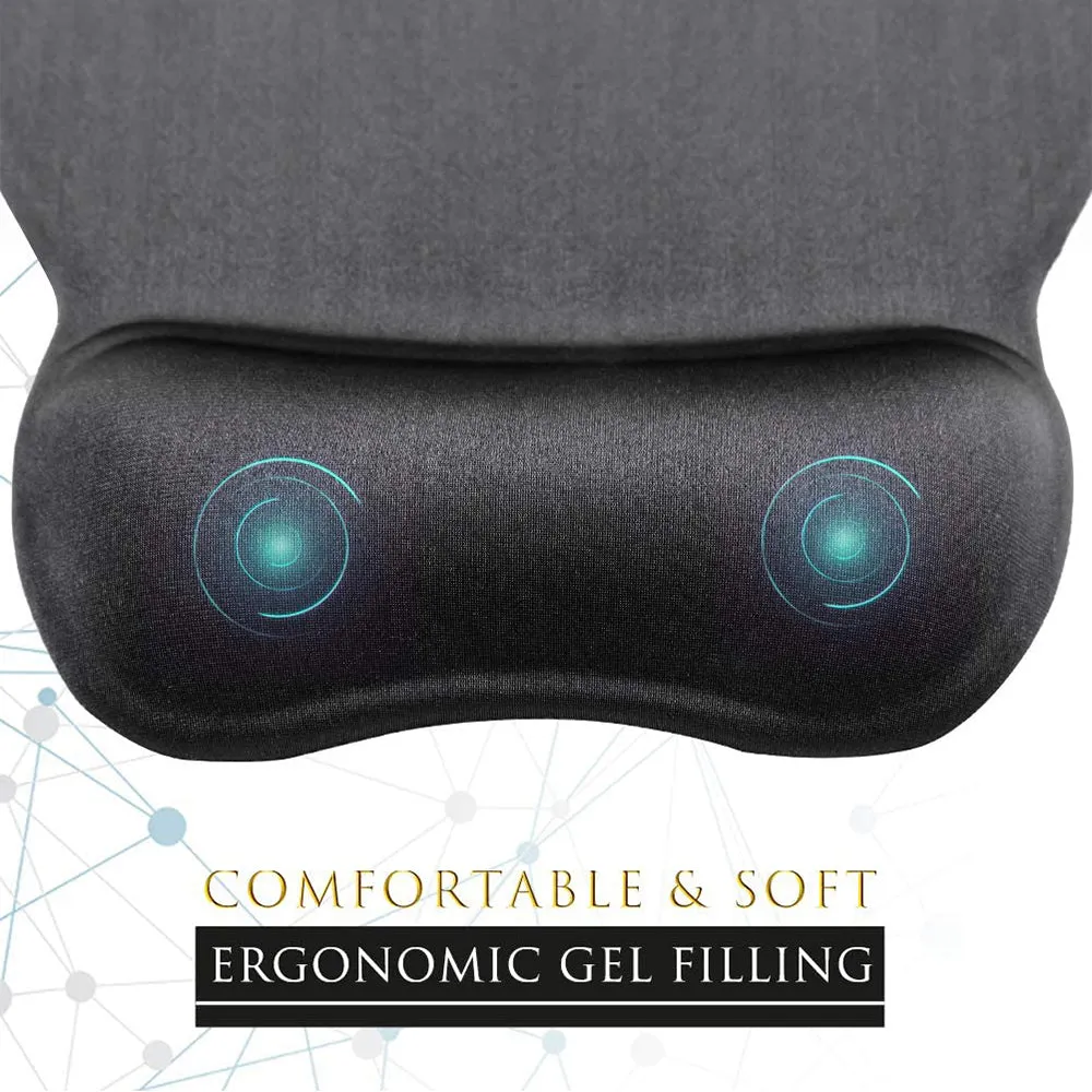 Ergonomic Mouse Pad with Wrist Support Mouse Pad with Memory Foam Rest