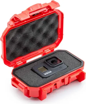Evergreen 52 Dry Box Protective Case with Pick & Pluck Foam - Travel Safe/Mil Spec/Waterproof/USA Made - for Pistols, Cameras, Phones, Camping, Fishing, Hiking, Traveling, Water Sports, Knives (Red)