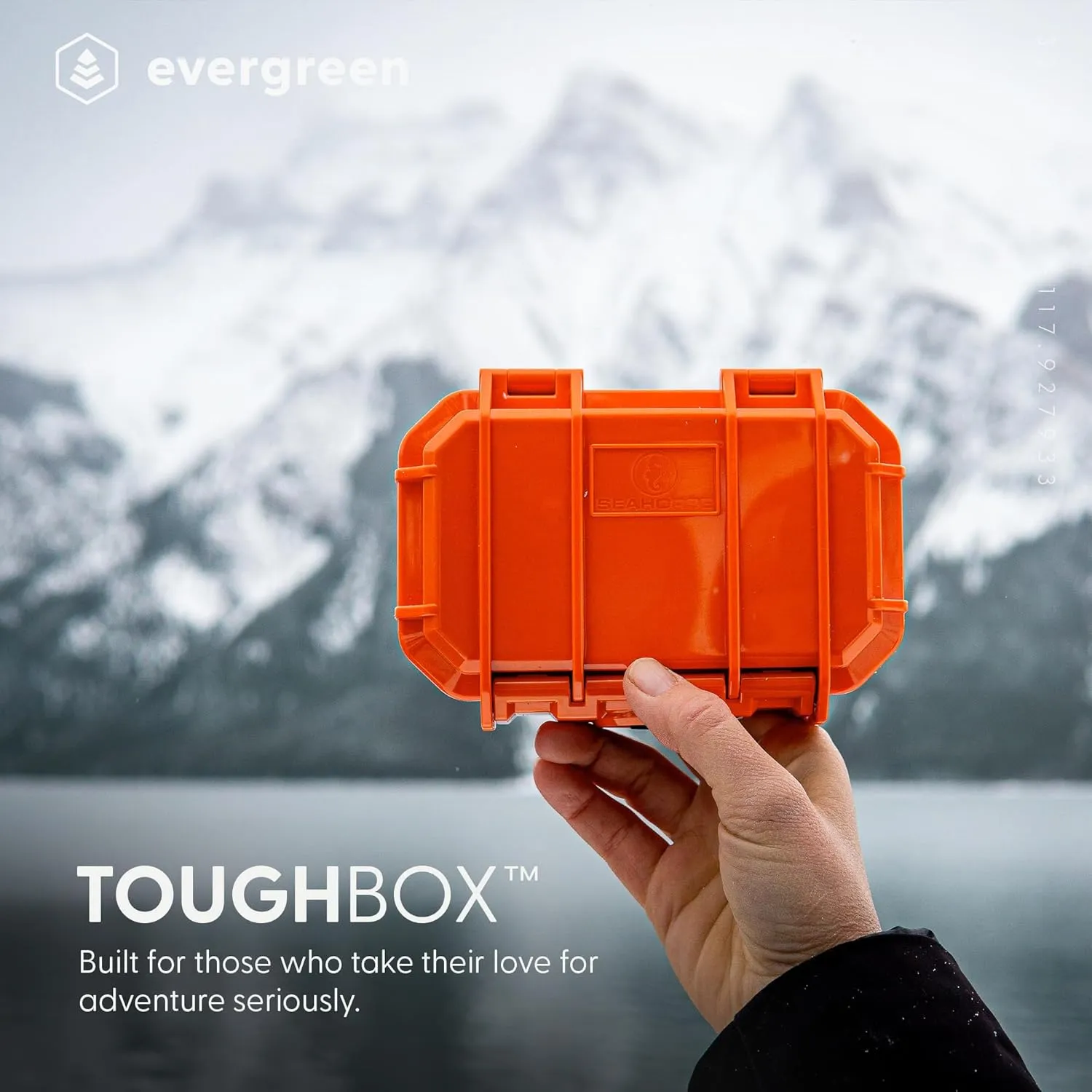 Evergreen 52 Waterproof Dry Box Protective Case - Travel Safe/Mil Spec/USA Made - for Cameras, Camping, Fishing, Hiking, Traveling, Water Sports, Knives, Survival (Red)