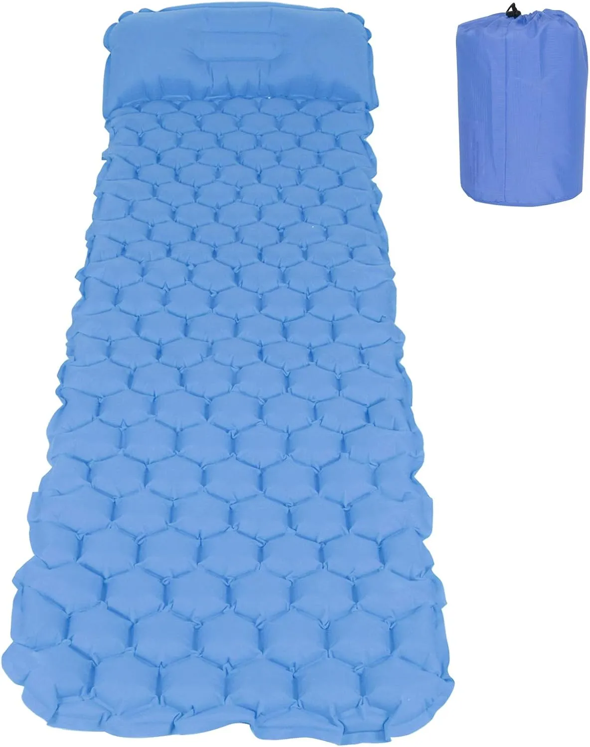 EVTSCAN Inflatable Sleeping Pad Mat Portable Air Bed for Outdoor Camping Hiking Travel Beach